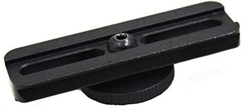 KBREE Aluminum 21mm Rail Mount Fit Red Dot Sight Scope Hot Shoe Adapter for Canon for Nikon DSLR Camera Bird Photograph Hunting Accessories (Color : 1pcs) (Color : 1pcs)