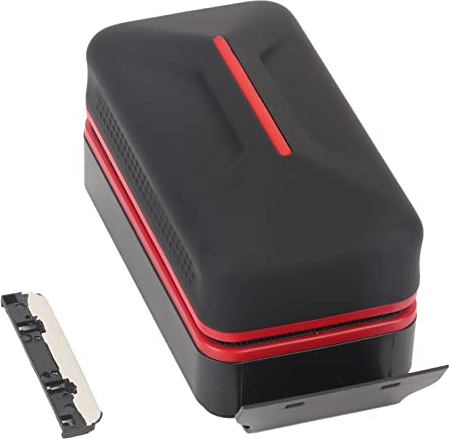 BORDSTRACT Magnetische Fisch-Tank-Glas-Reiniger-Bürste, Glasalgen-Schaber, ergonomisches Aquarium-Glasalgen-Magnet-Reinigungs Werkzeug mit abnehmbarem Schaber(XL, Suitable for 15mm/0.6in Glass)