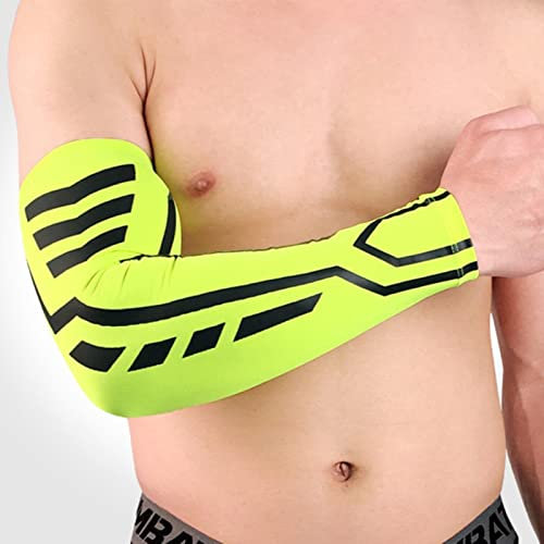HAOSEM Elastische Ellenbogenschoner Sport Fitness Armstulpen Outdoor Basketball Volleyball Badminton Ellenbogenpolster Laufen Radfahren Armstulpen