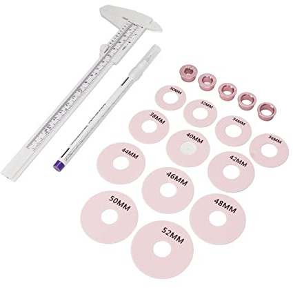 Mamelon Aréole Mesures Ensemble 12pcs Anneaux De Silicone Marquage Stylo 3D Aréole Tatouage Échelle Règle
