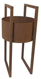 WEIDENPROFI Pflanztopf, Blumensäule, Pflanzstele Edelrost, 75 cm