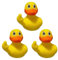 Lot de 3 canards en caoutchouc mignons et mignons de 5,5 cm pour décoration de tableau de bord de salle de bain, voiture (doigt d'honneur canard)