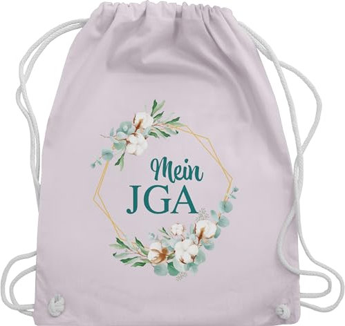 Turnbeutel Rucksack - Junggesellenabschied Frauen - Mein JGA Braut Bride - Unisize - Pastell Rosa - beutel brauttaschen bachelorette party tasche junggesellinnenabschied outfit jungesselnabschied