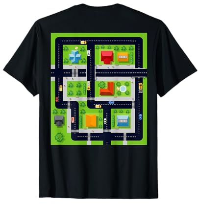 Autostraße Spielmatte Straße Auf Rücken Zum Spielen T-Shirt