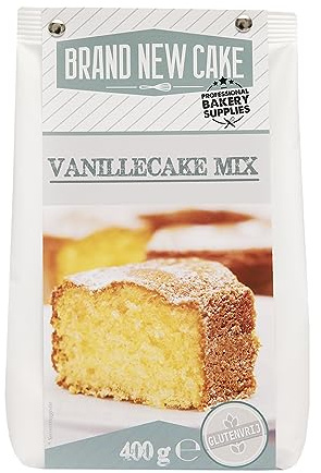 BrandNewCake® Glutenfreie Vanillekuchen-Mischung 400g - Backmischung für köstliche Kuchen