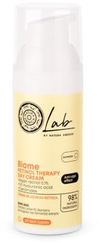 Natura Siberica Lab Biome Retinol Therapy Tagescreme - Anti-Aging Gesichtscreme mit Retinol & Hyaluronsäure - Reduziert Falten, verbessert Elastizität & spendet tiefe Feuchtigkeit - 50 ml