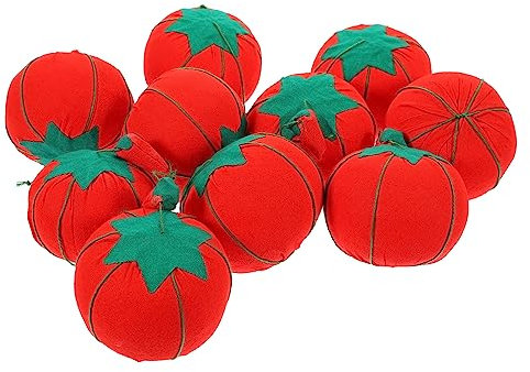 BELLIFFY 10stücke Tomaten-nadelkissen Niedliches Design Für Sicheres Aufbewahren Von Stecknadeln Für Näh Und Quiltliebhaber Platzsparend Und Praktisch