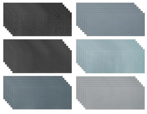 sourcing map 36pcs Sandpaper 1500 2000 2500 3000 5000 7000 High Grit 9 x 3.6 Inch Silicon Carbide Abrasive Wet Dry Sanding Sheets for Wood Finishing, Metal Sanding, Automotive Polishing