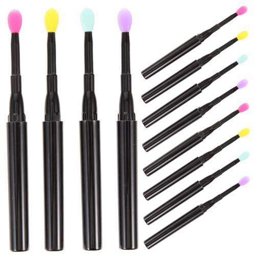 FRCOLOR 12stücke Silikonlippenpinsel Für Lippenstift Und Lipgloss Mit Applikatoren Praktisch Für Make-up Und Everyday Use