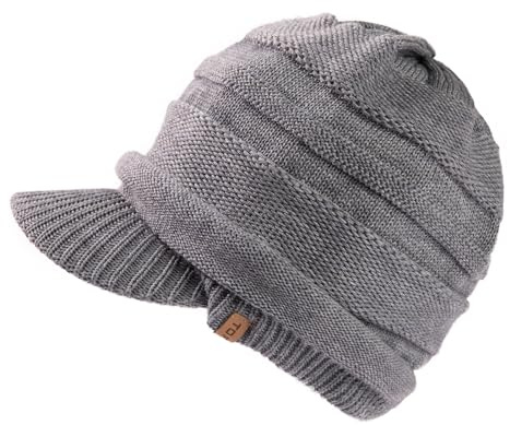 TOP-EX Schiebermütze Herren im klassischen Flat-Cap-Stil, für große Köpfe | DryKnit™, isolierendes Fleece-Futter, sicher bei Wind und Wetter, weiches hautfreundliches Gefühl, auch für große Kopfumfänge