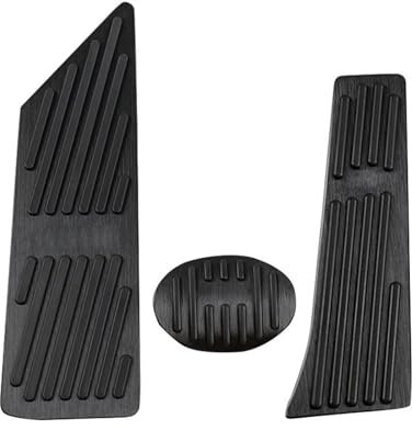 Bremse Fußpedal Bremspedalabdeckung Auto Pedale Pads Für 1 Für Serie Für X1 Für X2 2016 2017 2018 2019 2020 2021 2022 Gaspedal Kraftstoff Bremse Fußstütze Pedal Platte Abdeckungen(Rest and at Black)