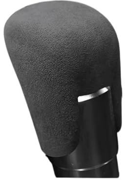 Copricambio Pelle scamosciata auto leva del cambio leva del cambio manopola decorazione copertura guaina Shell per CIVIC 2022-2024 Coprileva del cambio(A-9002-Black)