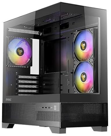 Boitier+Mini+Tour+Micro-ATX+Antec+CX500M+aRGB+avec+panneaux+vitr%C3%A9s+%28Noir%29