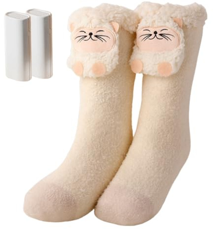 Calcetines Calefactables, ADDLIVE Calcetines Mujer Calefactores, Calcetines Calefactados, Heated Socks con 3 Ajustes de Temperatura y 2 Baterías, Control por App para Exteriores, Esquí, Invierno