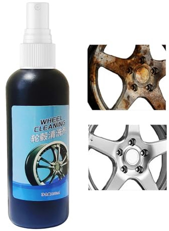 Nettoyant Pour Jantes Auto | Spray Nettoyant Pour Jantes 100 ml | Enlever La Rouille Spray Nettoyage Lustrage Pour Domicile Camion Bateau Moto Garage