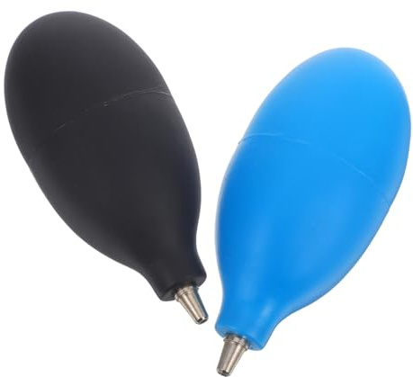 FUNNETOYU Lot de 2 Souffleurs en Caoutchouc pour Nettoyage Écran Ordinateur et Clavier, Outils de Nettoyage Robustes sans Électricité, pour Poussière et Capteurs