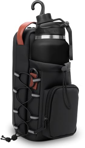 Sac de gym magnétique ZEMBSOYA - Étanche - Sac de sport pour homme et femme - Noir - CADDY - Moderne - 1,2 liters - 15 livres - Magnétique - Sport