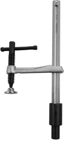 Pumixiy Schnellwirkende Klemmklemme für die Holzbearbeitung, für Bänke, mit 16 mm oder 28 mm Löchern, Metall-Handdrehwerkzeug, maximaler Spannbereich 160 mm (19 mm)