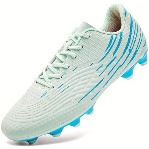 DimaiGlobal Botas de Fútbol Hombre Zapatos de Fútbol con Tacos Altos para Césped Natural e Indoor Antideslizantes para Entrenamiento y Fútbol Sala Zapatillas de Fútbol
