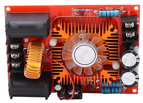 Zerodis Modulo di Riscaldamento della Bobina, Scheda Driver ZVS con Dissipatore di Calore 30 Mm per Generatore Marx, Ingresso DC 12-30 V Ad Alta Tensione
