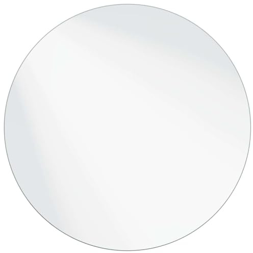 vidaXL Espejo de Pared Redondo Ø 70 cm Vidrio Templado