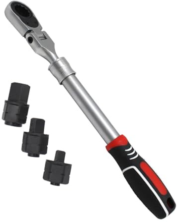 Verstellbarer Ratschenschlüssel 32 5–45 0 Cm Ausziehbar Rutschfester Drehmoment 100 Nm Professionelle Qualität Rutschfester Ergonomischer Ratschenschlüssel