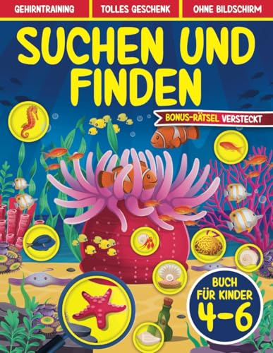 Suchen und Finden Buch für Kinder 4-6: Großes Wimmel-Abenteuer: Mit spannenden Zusatz-Rätseln