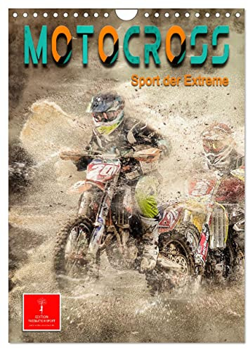 CALVENDO - Motocross - Sport der Extreme (Wandkalender 2027 DIN A4 hoch), Monatskalender: Motocross, faszinierender Extremsport mit spektakulären Sprüngen