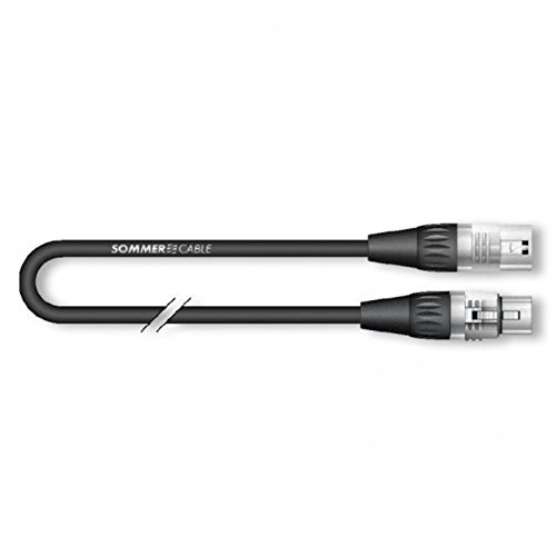 Sommer Cable Mikrofonkabel HICON, 10,00m XLR, MRHV-SW, 2x0,14qmm