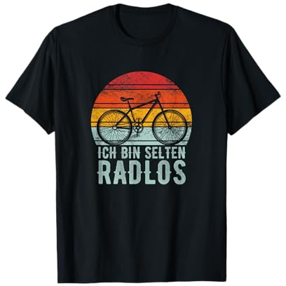 Ich Bin Selten Radlos Fahrrad Radfahren Mountainbike , Kurzarm , T-Shirt