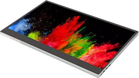 Monitor Portatile Touchscreen da 15,6 Pollici, Schermo 4K IPS con Frequenza di Aggiornamento 3840x2160 60Hz, Rotazione Automatica, 10200mAh, Schermo Mobile Esterno con Controllo Accurato per PC Laptop