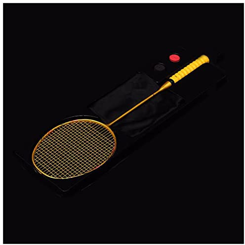 Badminton Schläger 8U Professional Carbon Integrated Badmintonschläger Ultra Light Multicolor Offensive Single Shuttlecock Schläger for Spieltraining Badminton Schläger Set ( Size : 1pcs Golden )