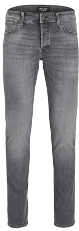 JACK & JONES JJIGLENN Jjoriginal SQ 349 Noos Jean Slim fit pour Homme, Jean Noir, 33W / 36L