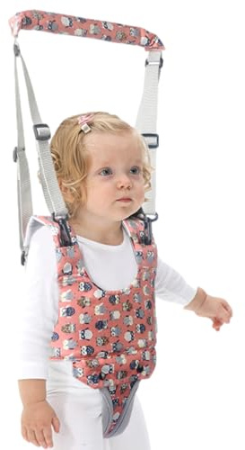 Arnés para caminar para niños pequeños - Cinturón auxiliar ajustable de mano para andador de niños pequeños | Andador portátil para niños, ayuda para aprender a caminar, ayuda para niños y Troonz
