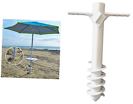 SUPVOX Ancre à Sable Parapluie à Cinq Pointes Légère en Plastique, Facile à Transporter, pour Parasol de Plage et Jardin, Support Stable et Pratique