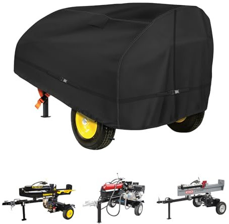 Mixsuper Liner Log Splitter Cover, 94.5 x 49.6 x 41.7 for 15-45 ton, Log Splitter Cover Wood Splitter Cover Windproof Waterproof All Weather Protection Log Splitter Accessories