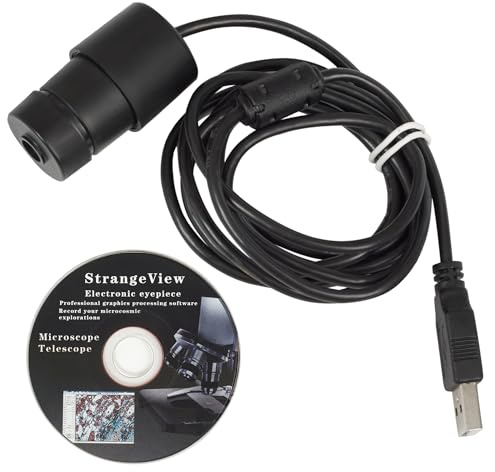 Electronic Eyepiece, Digital USB Microscope Camera Imager for Science Education Classroom