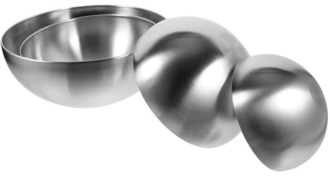 Cabilock 4piezas Cuencos Inoxidable Ensaladera Grande Cuenco Para Verduras Multifunción Almacenar Frutas