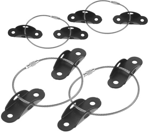 BESTonZON 4sätze Möbel Sicherheitsanker Teiliges Babyproofing Anti- -kit Für Bücherregale Schränke Und Kommoden Robuste Wandanker Für Sicheren Halt Und Schutz Vor Umkippen