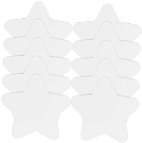 Gadpiparty 10 Stück Baumwoll Malplatten Sternförmig 15x15cm Robuste Leinwandpaneele für Acrylfarben und Ölbilder Handliche Zeichenbretter für Künstler und Hobby Maler