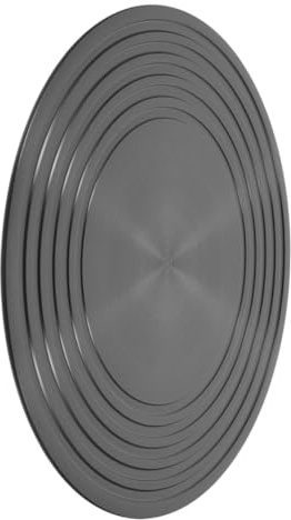 NUOBESTY Plaque de Transfert Thermique en Aluminium Noir pour Cuisinière à Gaz, Plaque de Décongélation Surface Lisse, Facile à Nettoyer Cuisine