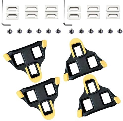 30 Stück SPD Sl Cleats, Cleats SPD, SPD Cleat, Fahrrad Stollen Schuhplattenset Rennrad Pedal, Inklusive 4 Befestigungsteile Und 12 Schrauben, Für Rennräder Und Indoor-Bikes