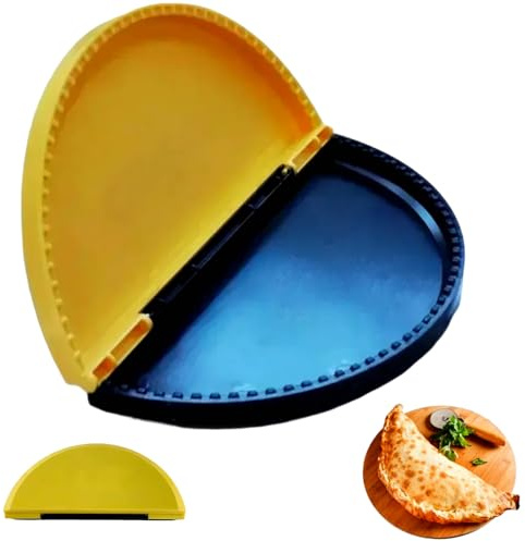 Engarzadora de Tortilla y Quesadilla, Prensa de Quesadilla de 2 Piezas, Molde de Empanada Samosa Cuadrado y Redondo, Sellador de Bolsillo para Freidora de Aire, Horno, Microondas