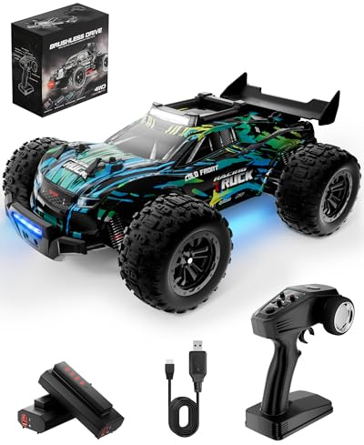Kiztoys Ferngesteuertes Auto, 1:16 RC Auto 2,4 GHz 4WD 35+ km/h | Monstertruck Ferngesteuert Proportional Offroad, RC Truggy RTR Geländegängig ab Jugendliche Kind