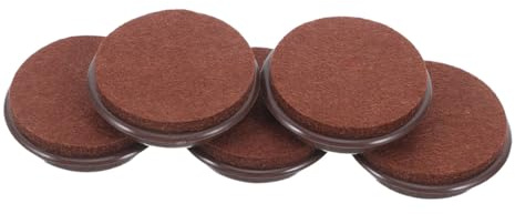 PENIKOKO 5 pièces Lot de Coupelles Antidérapantes Plastique pour roulettes de Meubles Protection pour Sols et Tapis du Bruit et Vibrations Accessoires de Stabilisation pour et Lit