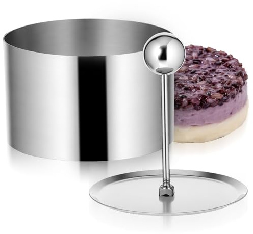 IMIKEYA Onigiri Mold Rice Ball Maker Stainless Steel Sushi Mold Round Shaped Onigiri Making Tiramisu Diy Kitchen for Home Cooking (l)