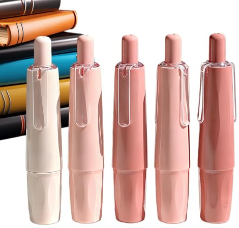 Stylo Correcteur PP – 11,5 cm, Ruban Correcteur Rétractable Blanc | Applicateur Double-Face Rétractable et Lisse | Fournitures Scolaires, Scrapbooking, Loisirs Créatifs, Étudiants, Ados, Bureau