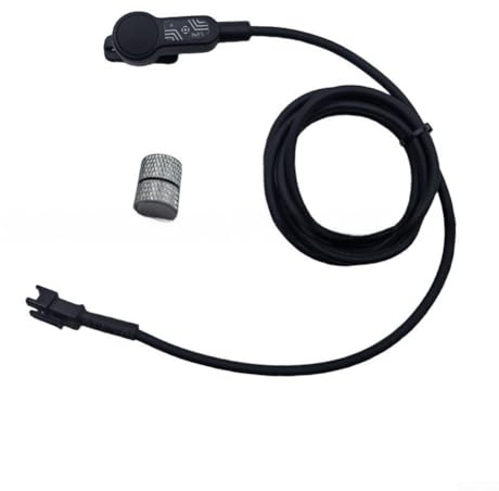 Sensor de velocidad de bicicleta eléctrica, 1 paquete de sensor de efecto Hall para bicicleta eléctrica y bicicleta de montaña, material ABS con clasificación de impermeabilidad IPX7, transmisión de