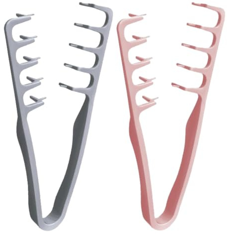 2pcs Peine Texturizador - Peine De Dientes Anchos, | Peines Masculino Para Cabello Con Volumen, Peines Para Cubrir Las Costuras, Herramienta Para Dar Volumen A Las Raíces