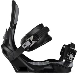 NFEKLFI Fixations de Snowboard Fixation de Snowboard réglable for Adultes, Boucle à dégagement Rapide, fixateur Universel, vêtements Sport, Chaussure Ski en placage(Black,S(35-38))